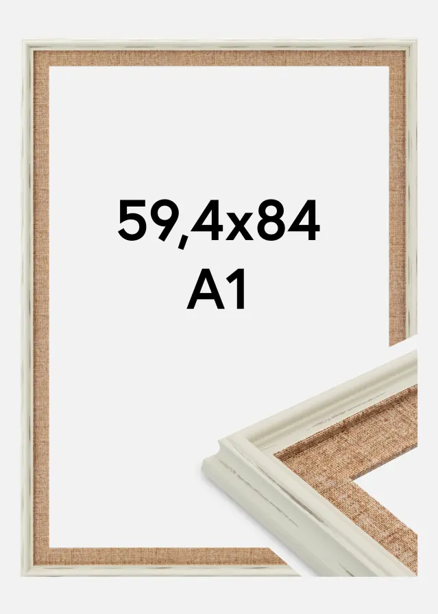 Rėmas Sandweave Akrilo stiklas Balta 59.4x84 cm (A1)