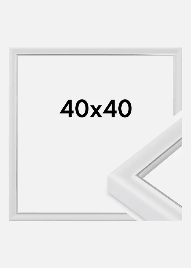 Rėmas Canterbury Akrilo stiklas Balta 40x40 cm