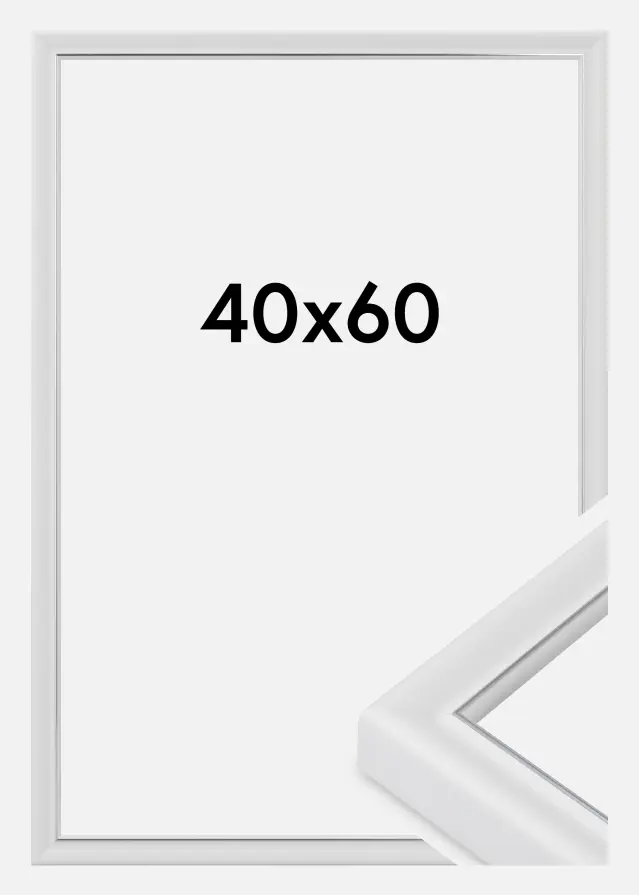 Rėmas Canterbury Akrilo stiklas Balta 40x60 cm