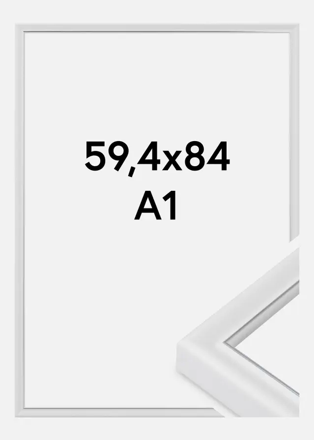 Rėmas Canterbury Akrilo stiklas Balta 59,4x84,1 cm (A1)