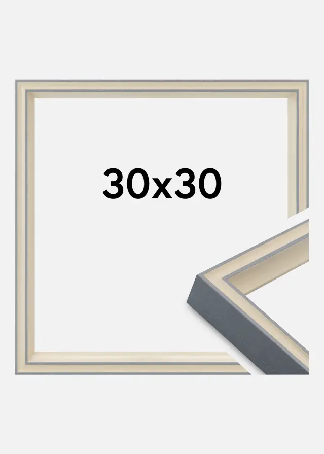 Rėmas Riga Akrilo stiklas Pilka 30x30 cm