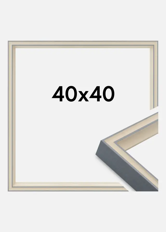 Rėmas Riga Akrilo stiklas Pilka 40x40 cm