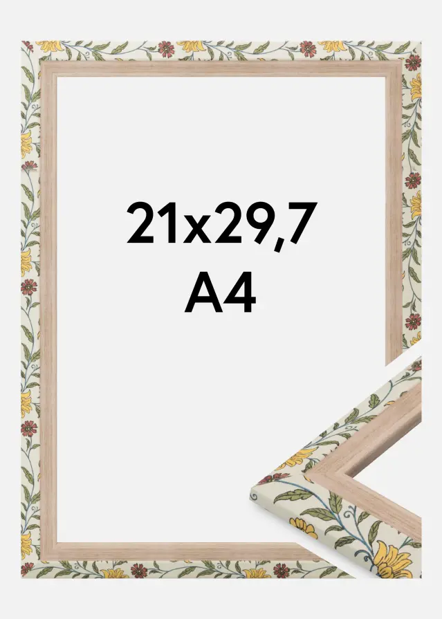 Rėmas Arco Akrilo stiklas Gėlėtas Ąžuolas 21x29,7 cm (A4)