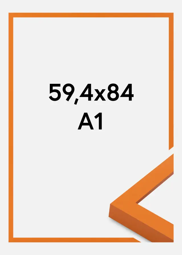 Rėmas Selection Akrilo stiklas Oranžinė 59,4x84,1 cm (A1)