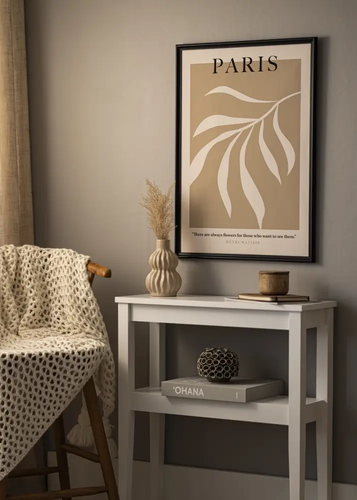 Rėmas Gala Juoda 50x70 cm - Paspartu Baltas 40x61 cm