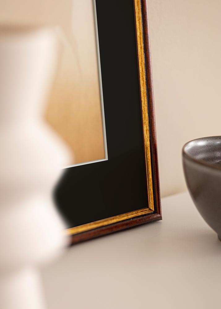 Rėmas Horndal Rudas 24x30 cm - Paspartu Juodas 18x24 cm