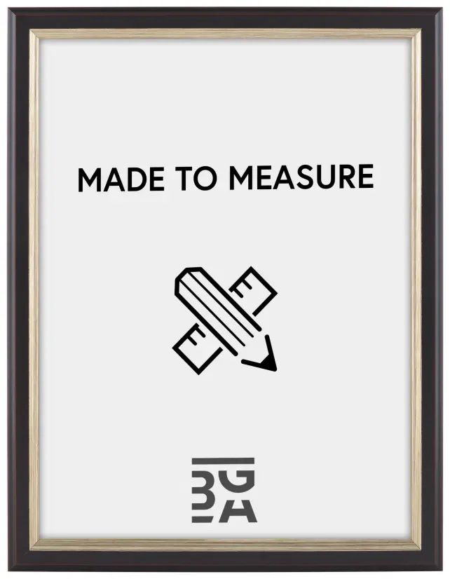 Rėmas Nyhyttan Rudas / Sidabras - Bet kokio Dydžio