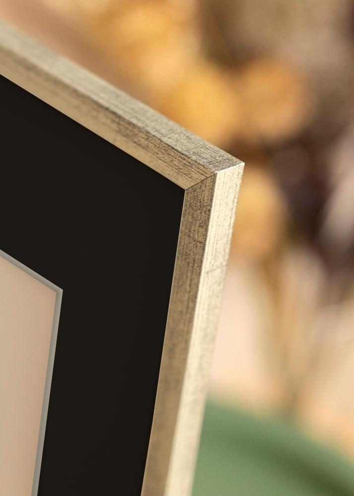 Rėmas Galant Sidabras 30x40 cm - Paspartu Juodas 21x30 cm