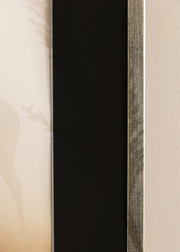 Rėmas Galant Sidabras 30x40 cm - Paspartu Juodas 21x30 cm