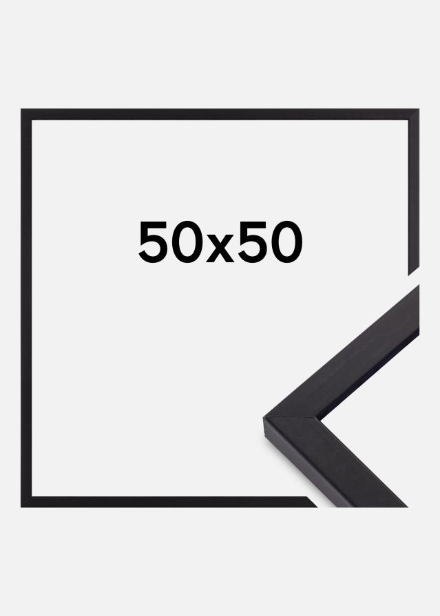 Rėmas Torrance Matinis Antirefleksinis stiklas Juodas 50x50 cm