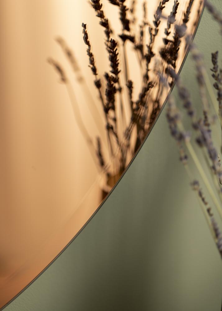 KAILA Apvalus Veidrodis Rose Gold Deluxe 90 cm Ø