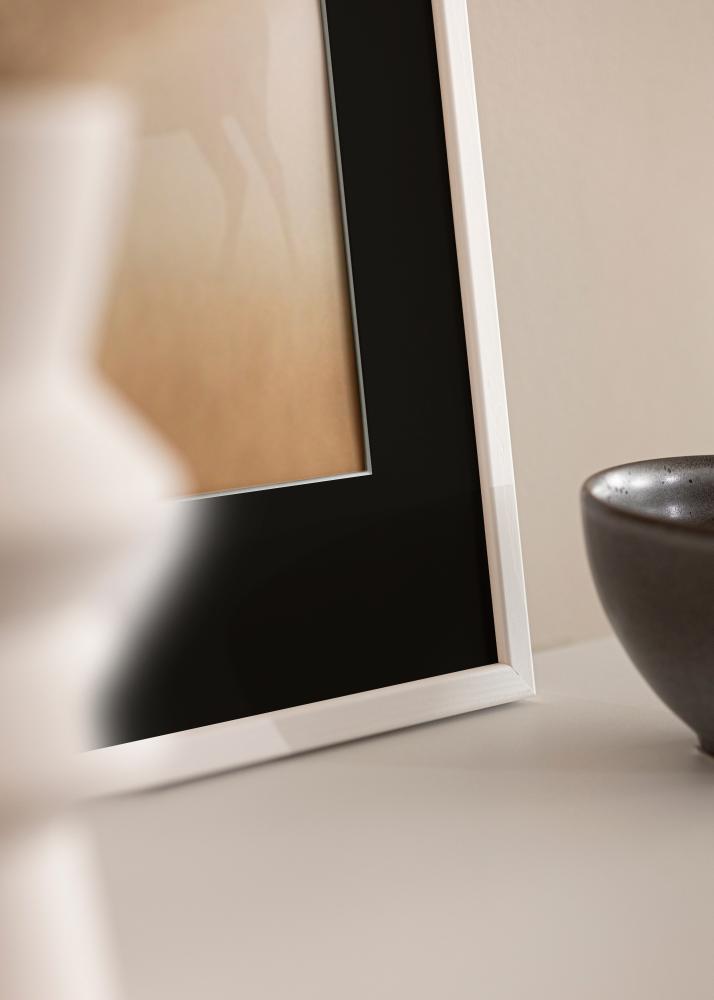 Rėmas Galant Baltas 35x50 cm - Paspartu Juodas 11x17 inches