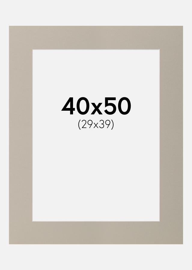 Paspartu Perlų pilka 40x50 cm (29x39)