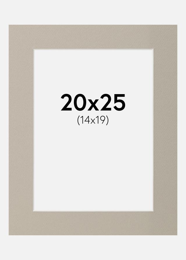 Paspartu Perlų pilka 20x25 cm (14x19)