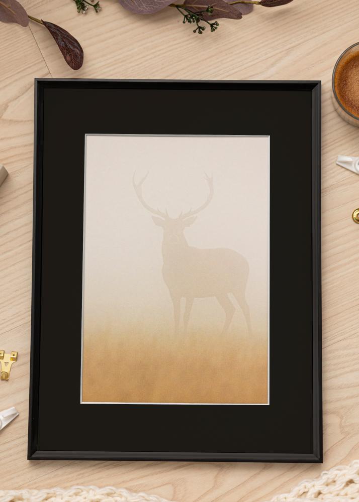 Rėmas Desire Juodas 60x80 cm - Paspartu Juodas 50x70 cm