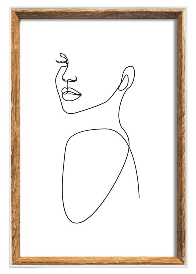 Rėmas Silhouette Riešutas 20x30 cm