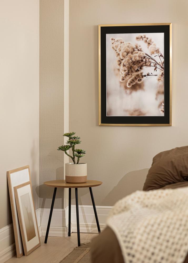 Rėmas Trendy Auksas 20x25 cm - Paspartu Juodas 14x18 cm