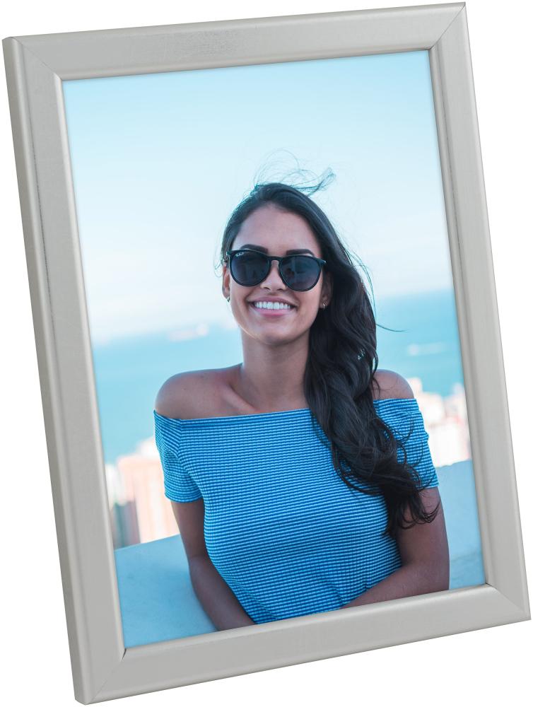 Rėmas Slim Matinis Antirefleksinis stiklas Sidabras 15x21 cm (A5)