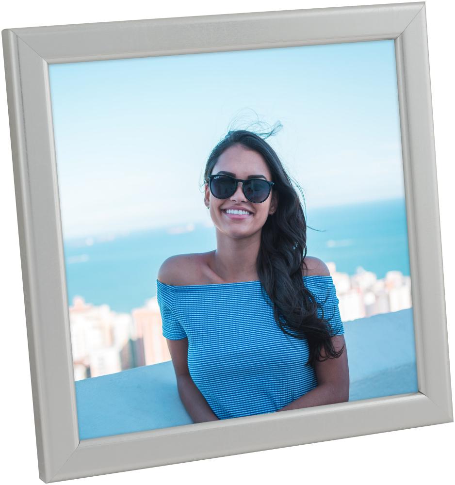 Rėmas Slim Matinis Antirefleksinis stiklas Sidabras 10x10 cm