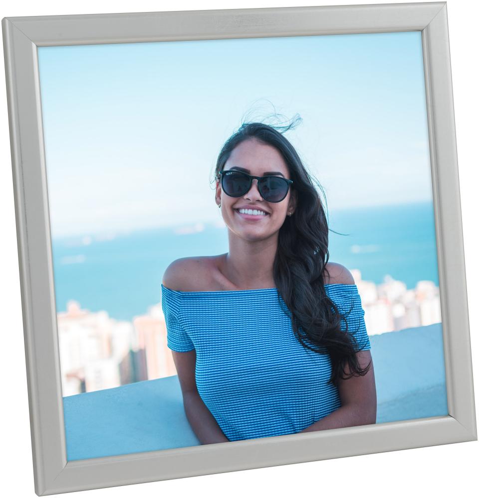 Rėmas Slim Matinis Antirefleksinis stiklas Sidabras 18x18 cm