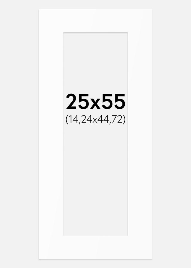 Paspartu Baltas Standartas (Balta Šerdis) 25x55 cm (14,24x44,72)