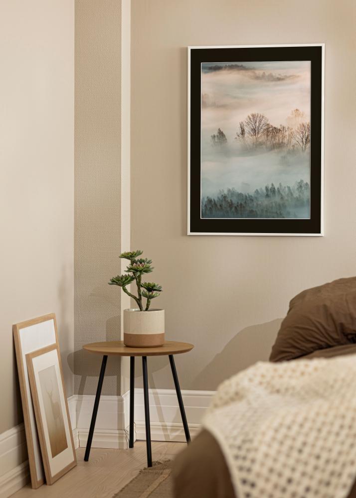 Rėmas New Lifestyle Baltas 70x100 cm - Paspartu Juodas 24x36 inches