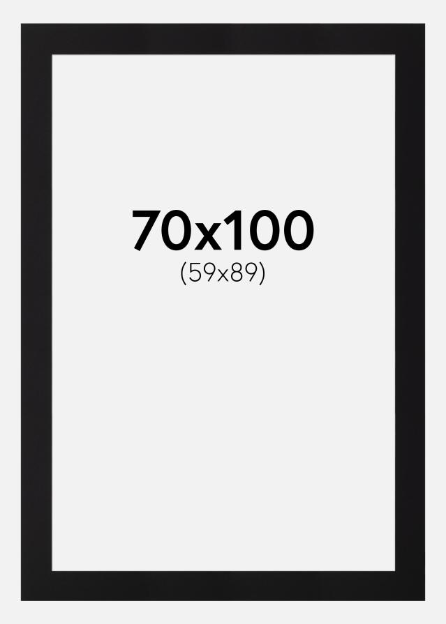 Paspartu Canson Juodas Balta šerdis 70x100 cm (59x89)