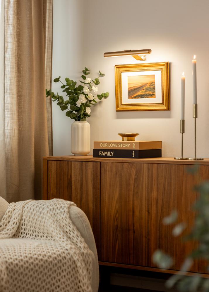 KAILA Lux Baterijomis Maitinamas Paveikslų Apšvietimas 33 cm - Auksinė