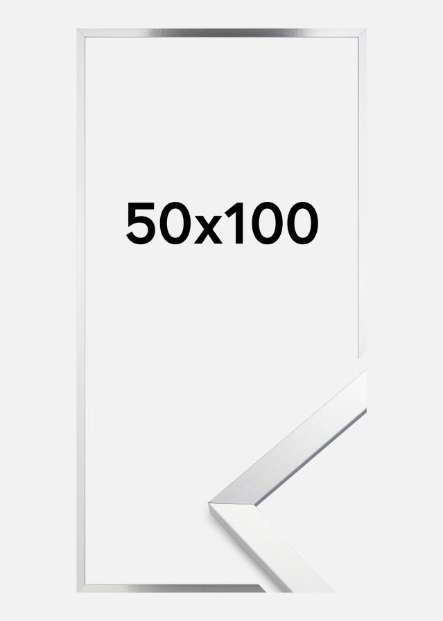 Rėmas Trendy Akrilo Stiklas Sidabras 50x100 cm