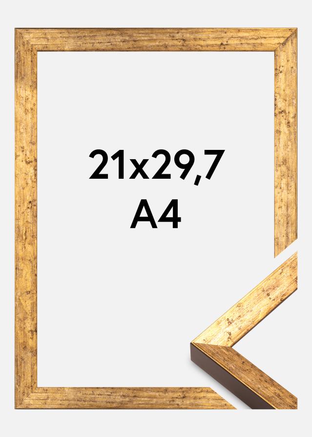 Rėmas Dune Akrilo stiklas Auksinis 21x29,7 cm (A4)