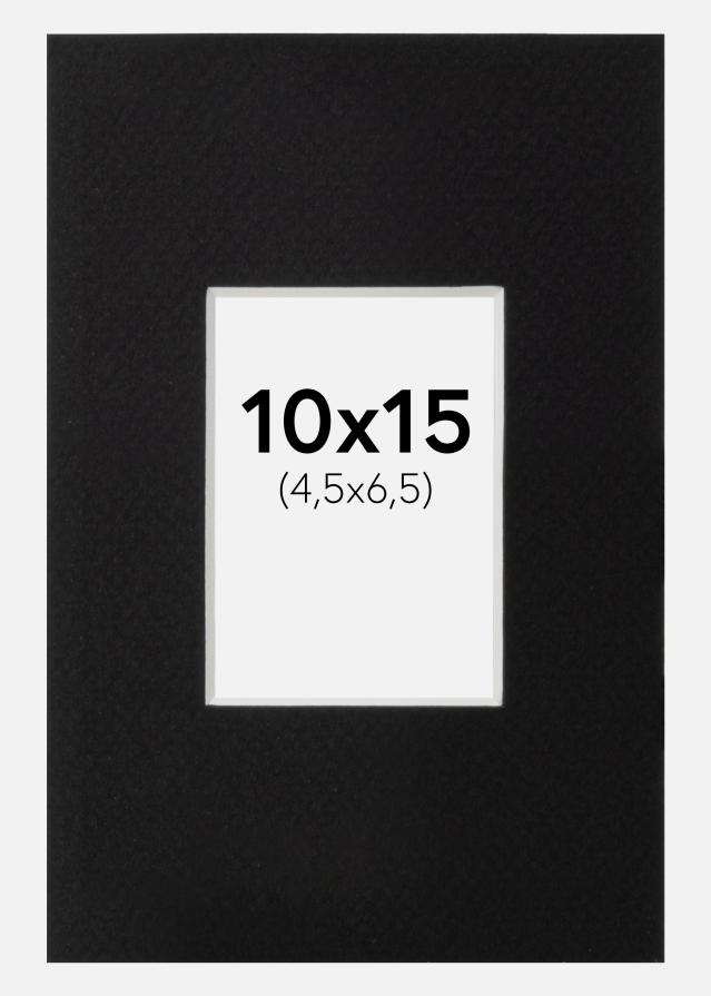 Paspartu Canson Juodas Balta šerdis 10x15 cm (4,5x6,5)