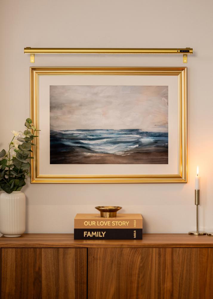 KAILA Brilliance Baterijų Maitinamas Nuotraukų Apšvietimas 80 cm - Auksinė