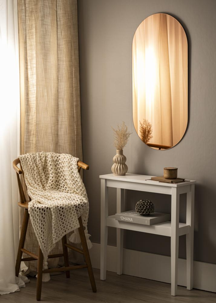 KAILA Veidrodis Ovalus Rose Gold 50x100 cm