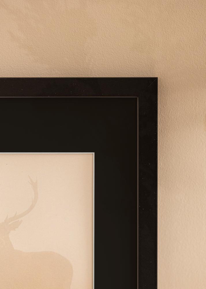 Rėmas Black Wood 45x60 cm - Paspartu Juodas 32x45 cm