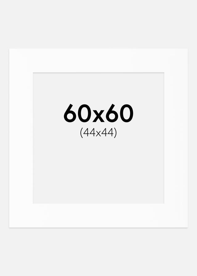 Paspartu Canson Baltas Balta šerdis 60x60 cm (44x44)