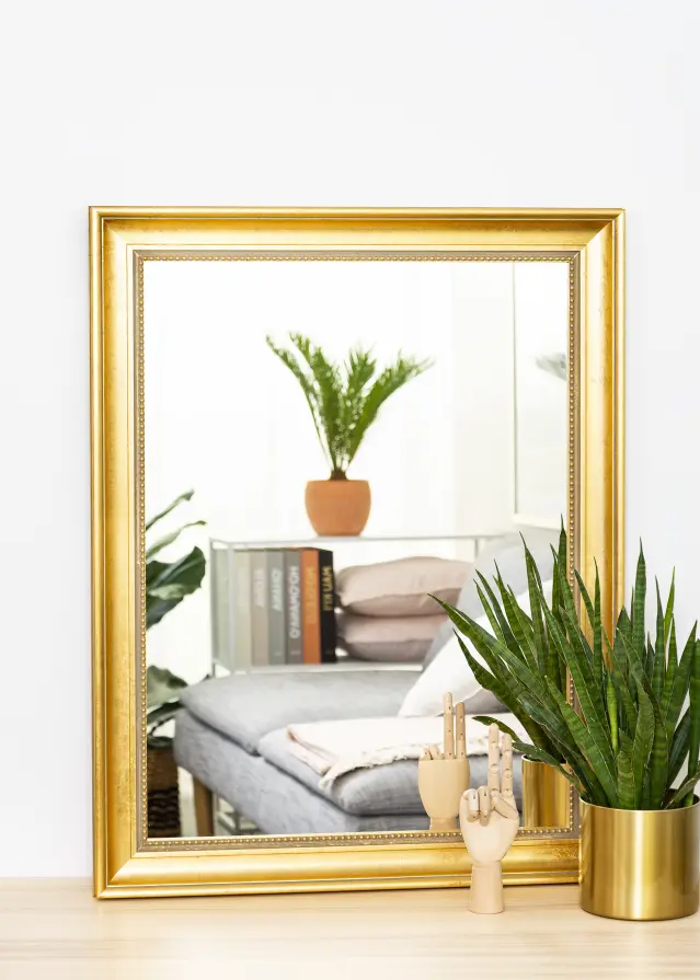 Veidrodis Baroque Klasikinis Auksas 60x80 cm