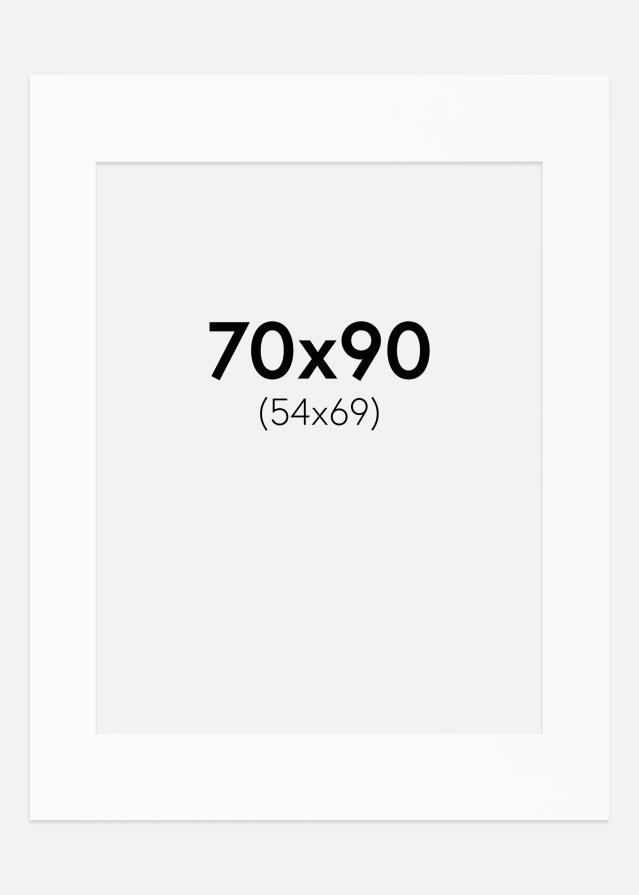 Paspartu Canson Baltas Balta šerdis 70x90 cm (54x69)