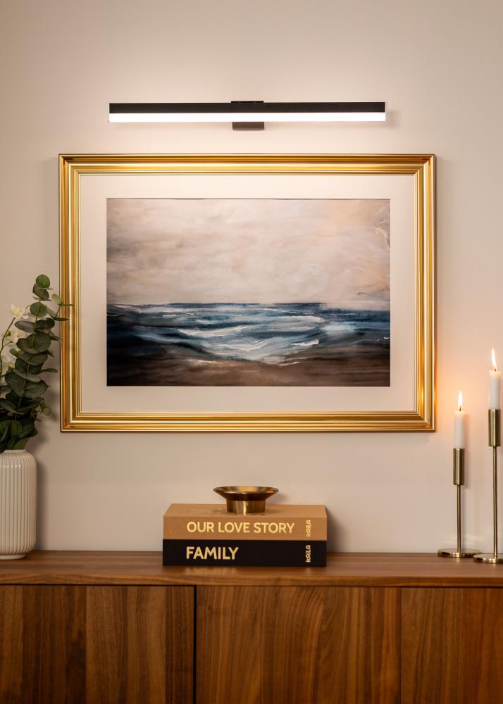 KAILA Radiate Baterijomis Varomas Paveikslų Apšvietimas 55 cm - Juoda