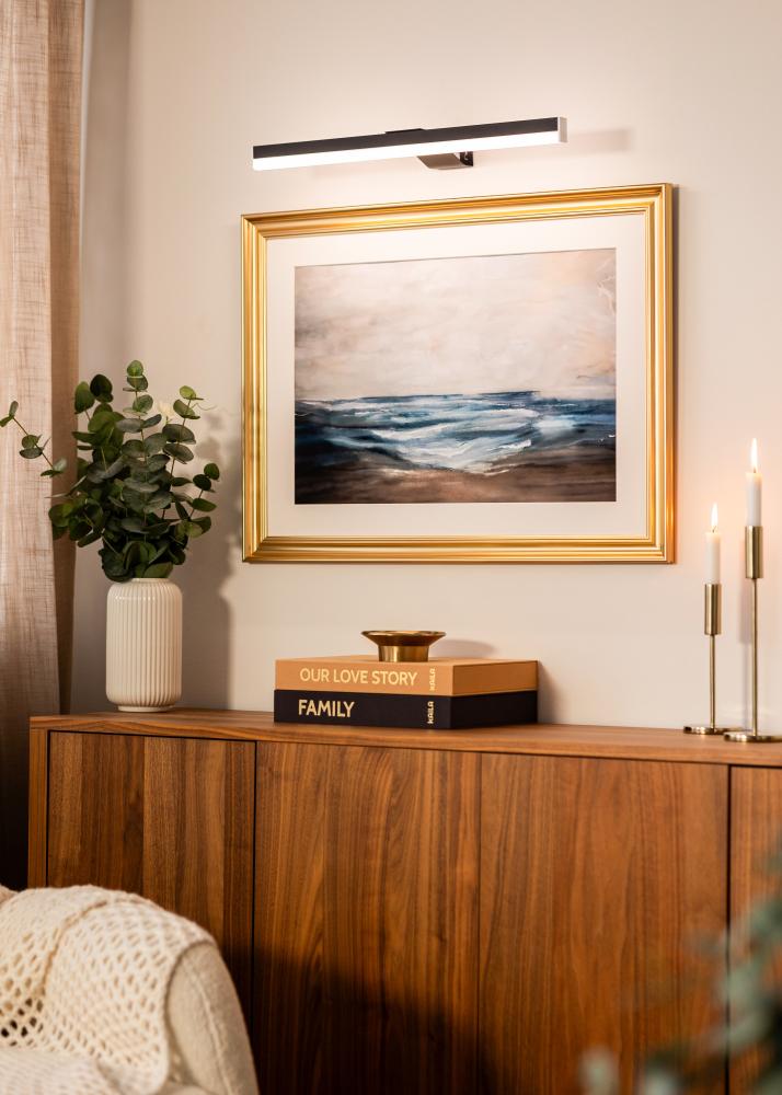 KAILA Radiate Baterijomis Varomas Paveikslų Apšvietimas 55 cm - Juoda