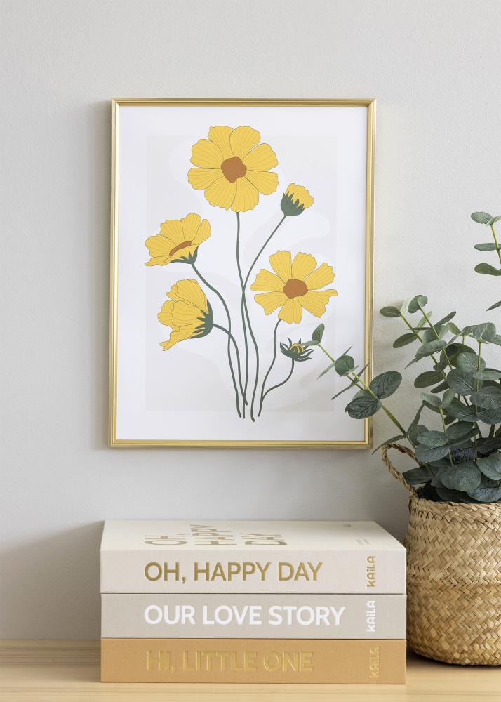 Rėmas Hipster Akrilo stiklas Auksas 70x100 cm