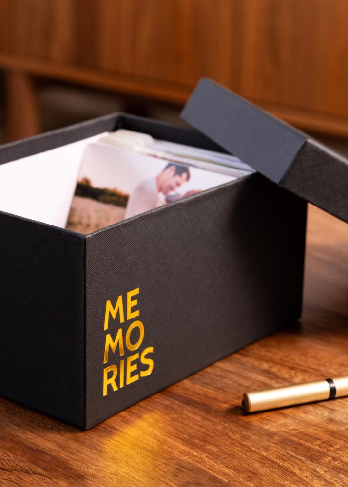 KAILA MEMORIES Nuotraukų dėžutė (700 nuotraukų 10x15 cm) - Juoda