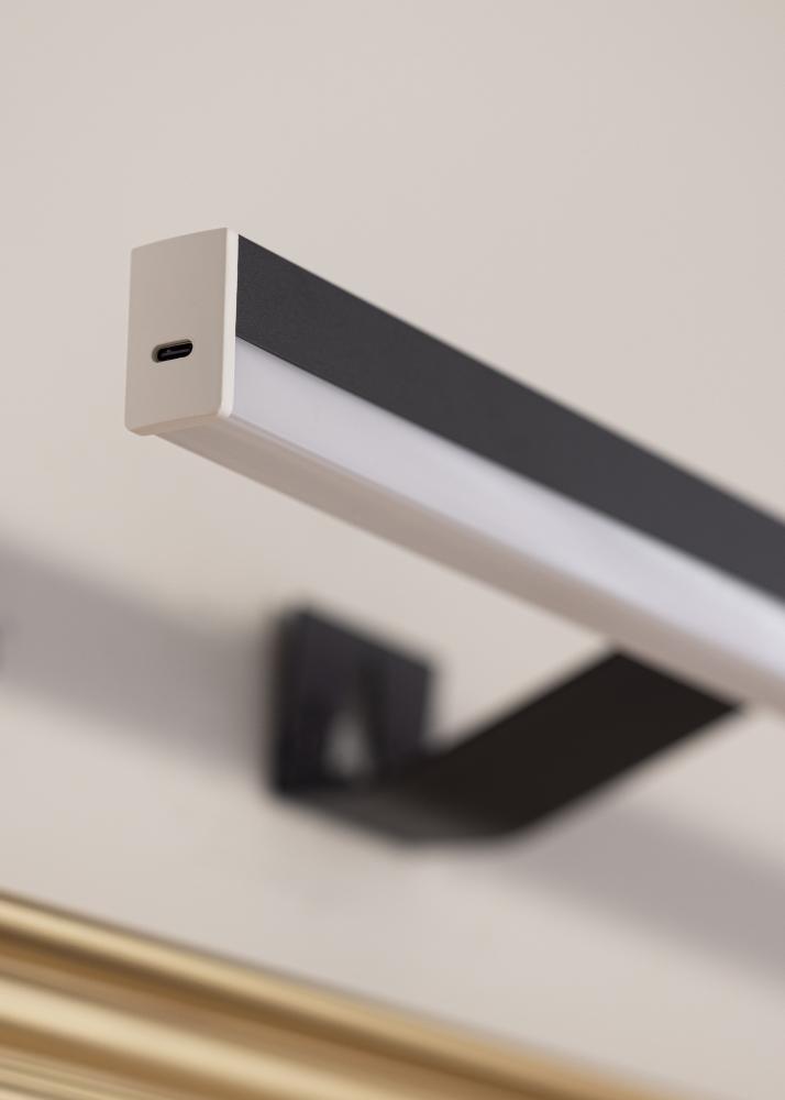 KAILA Radiate Baterijomis Varomas Paveikslų Apšvietimas 55 cm - Juoda