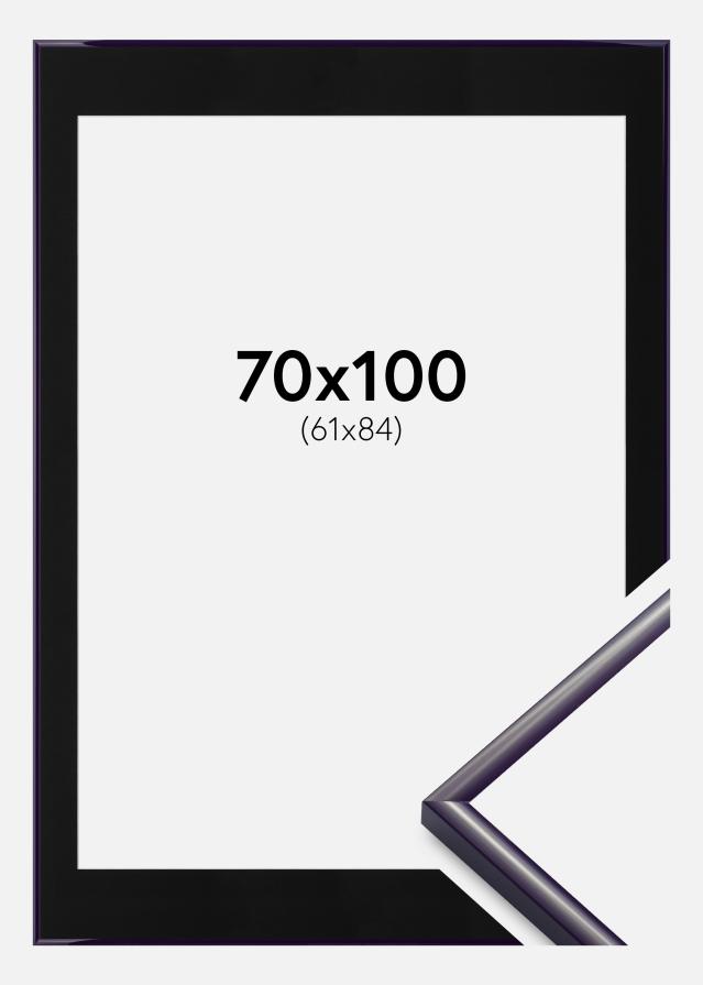 Rėmas New Lifestyle Tamsiai violetinis 70x100 cm - Paspartu Juodas 62x85 cm