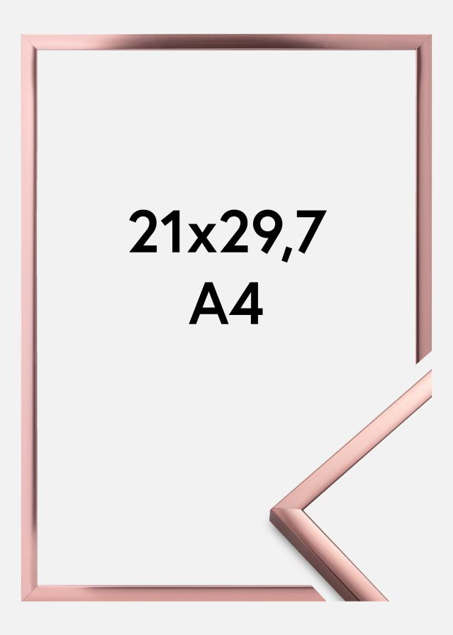 Rėmas Įrašai Frame Aluminum Rozinis auksas 21x29,7 cm (A4)