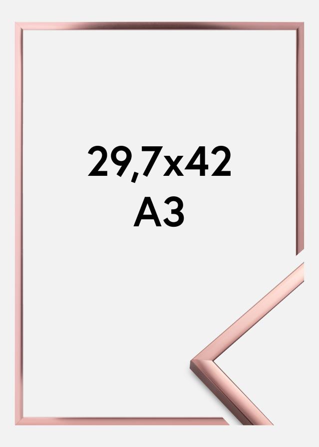 Rėmas Įrašai Frame Aluminum Rozinis auksas 29,7x42 cm (A3)