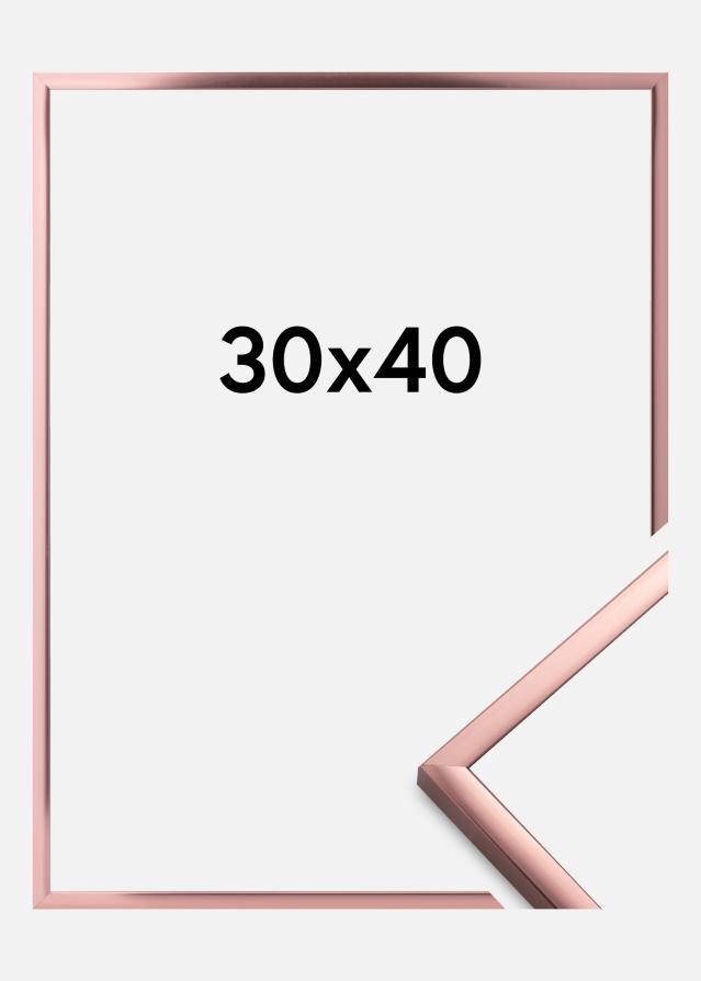 Rėmas Įrašai Frame Aluminum Rozinis auksas 30x40 cm