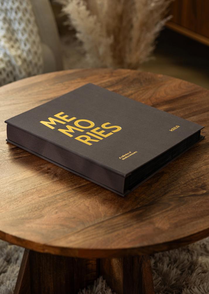 KAILA Nuotraukų albumas Memories Juodas - 600 Nuotraukų skaičius 11x15 cm