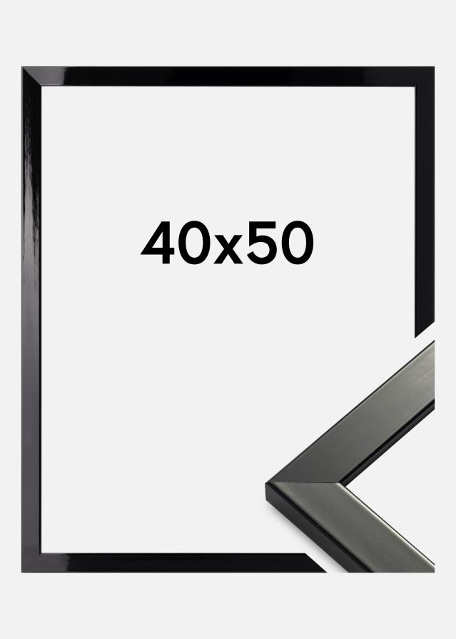 Rėmas Uppsala Akrilo stiklas Itin blizgus juodas 40x50 cm