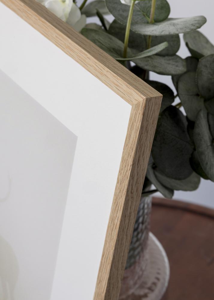 Rėmas siauras ąžuolas akrilo stiklas 32x32 cm