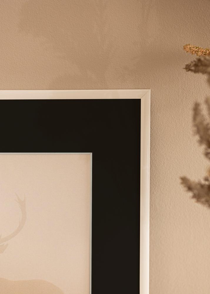 Rėmas New Lifestyle Baltas 70x100 cm - Paspartu Juodas 24x36 inches